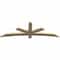 Ekena Millwork Alberta Rough Sawn Timber Gable Bracket, Douglas Fir, 72"W x 24"H x 2"D x 4"F, 8/12 Pitch GBW072X24X0204ALB00RDF - alternate 2